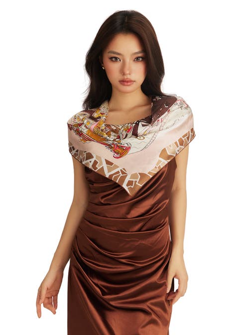 Barcelona Silk Square Scarf 26