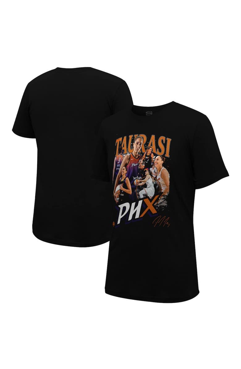 Stadium Essentials Unisex Stadium Essentials Diana Taurasi Black Phoenix Mercury Crossroads T-Shirt, Alternate, color, Black