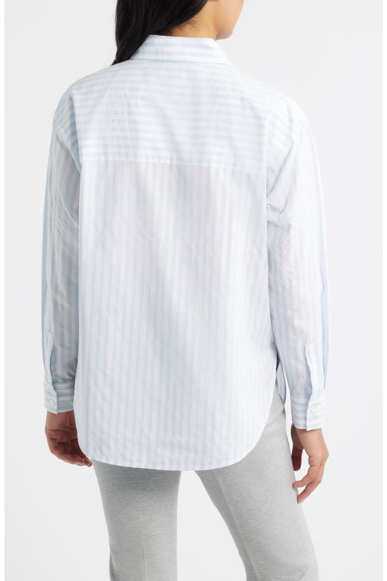 Stripe Woven Shirt, Alternate, color, OPAL BLUE MULTI