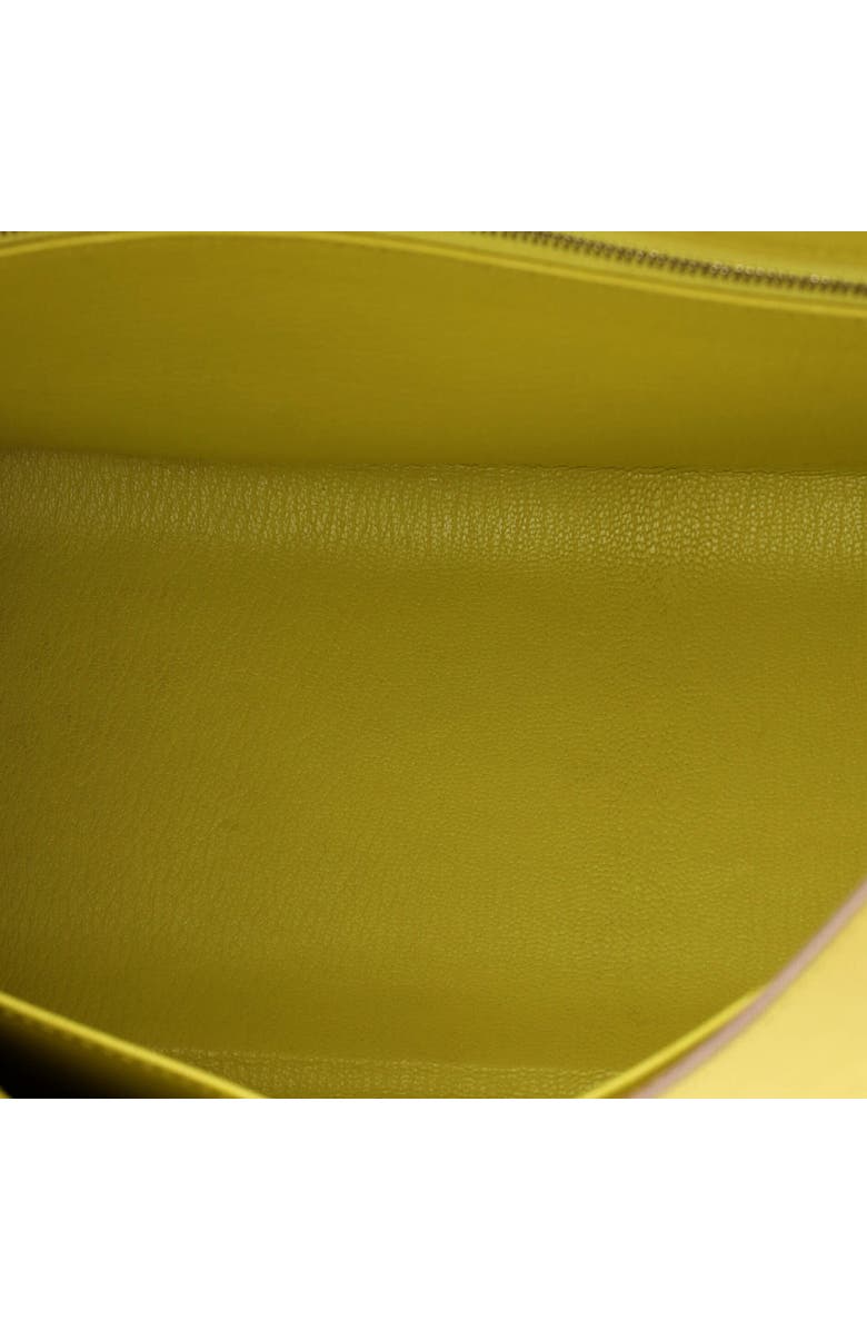 Pre-Owned Hermes Kelly Handbag Yellow Epsom with Palladium Hardware 32, Alternate, color, Soufre