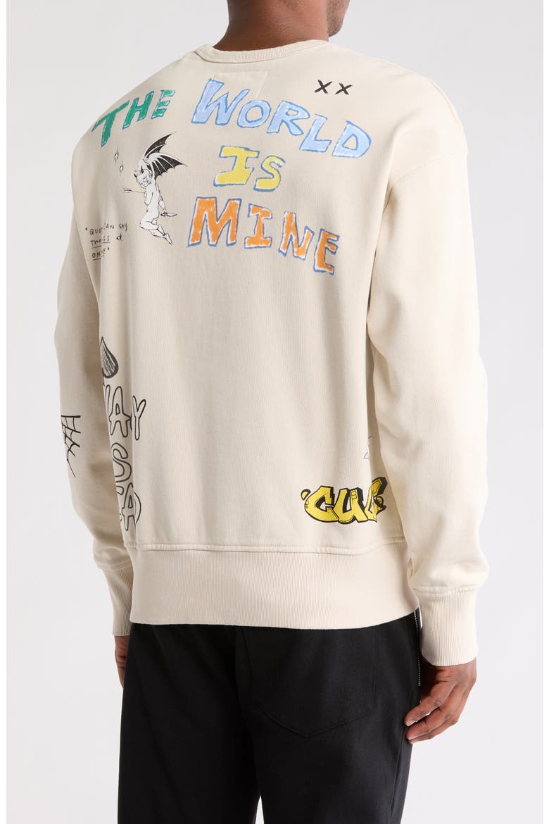 Pullover Sweatshirt, Alternate, color, GRAFFITI