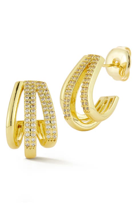 Triple Hoop Earrings