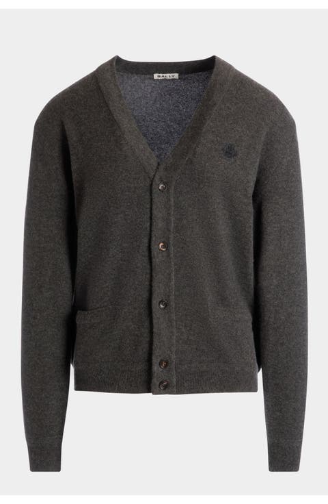 Cardigan With Bally Crest Logo