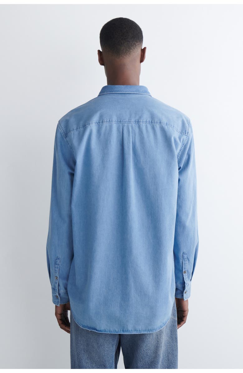 COS Denim Shirt, Alternate, color, Blue