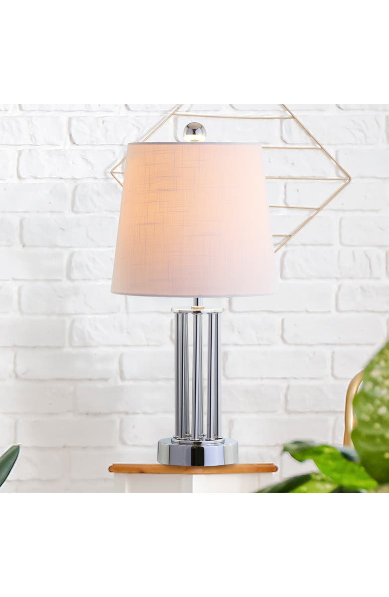 JONATHAN Y Lillian Metal Mini LED Table Lamp, Alternate, color,