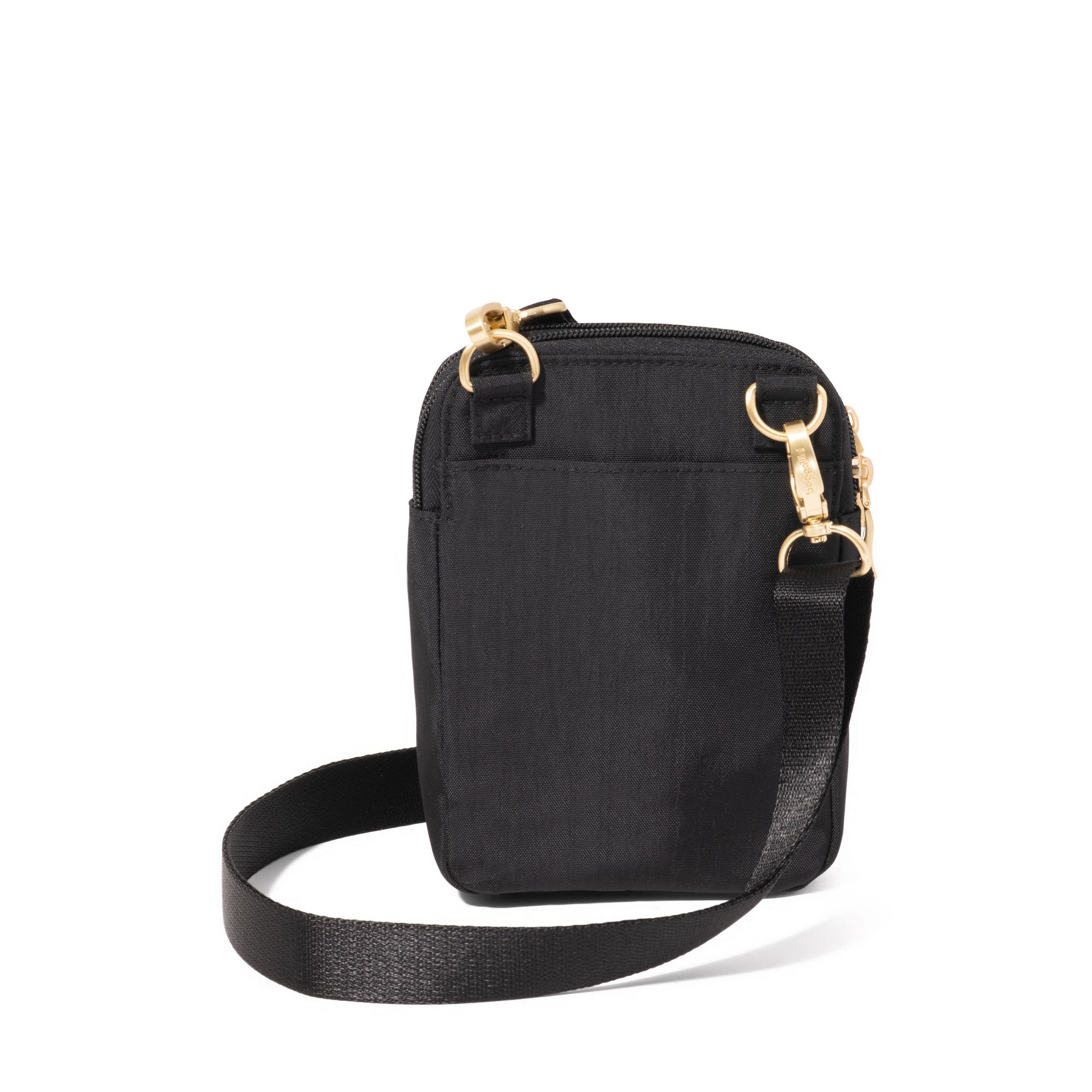 BAGGALLINI Modern Take Two RFID Crossbody Bag, Alternate, color, Black With Gold Hardware
