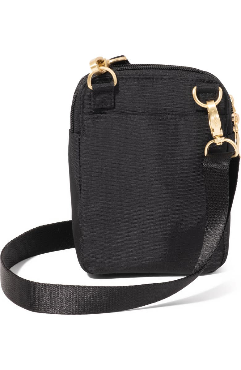 BAGGALLINI Modern Take Two RFID Crossbody Bag, Alternate, color, Black With Gold Hardware