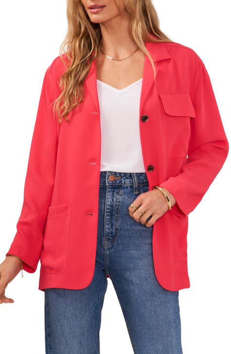 Slouchy Patch Pocket Jacket