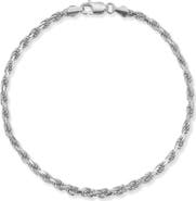 Yield of Men 3mm Rope Chain Bracelet