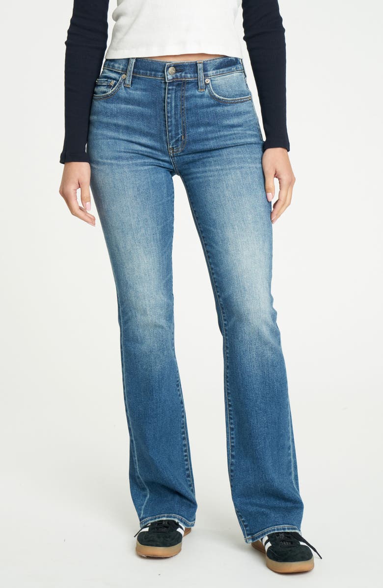 DAZE Mid Rise Bootcut Jeans, Main, color, 