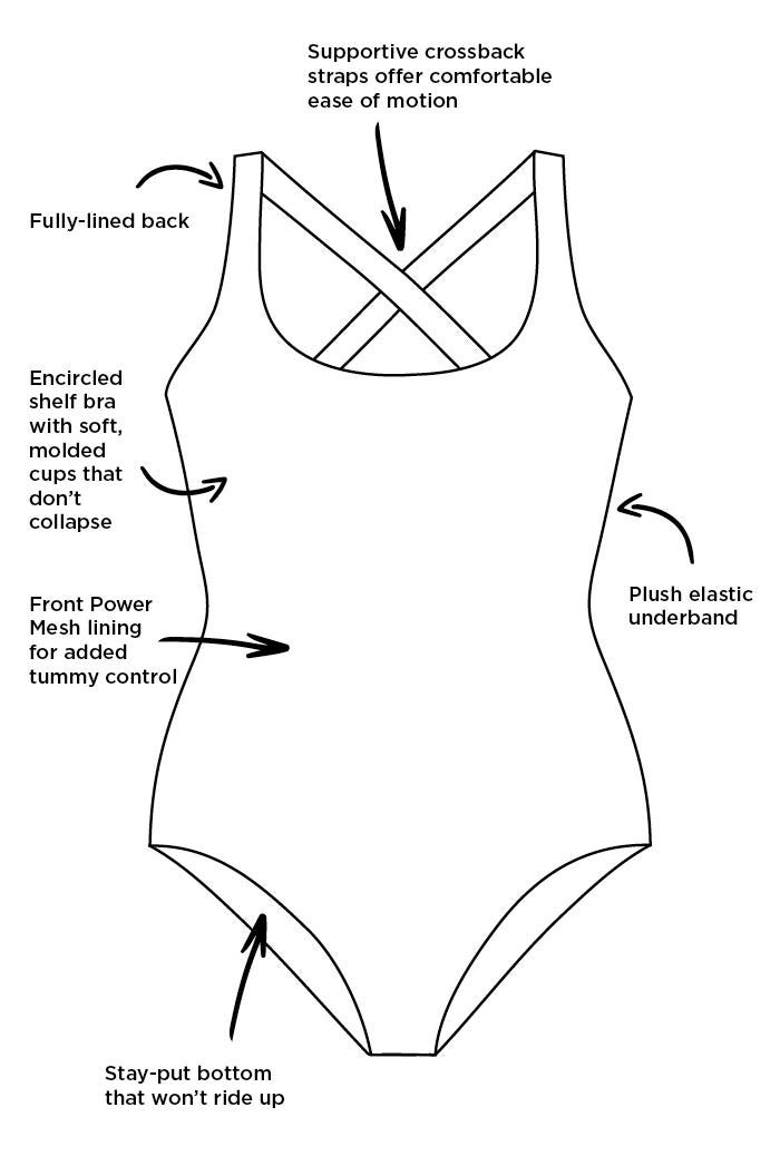 Chlorine Resistant Crossback One Piece Swimsuit, Alternate, color, Teal Diagonal Stripe
