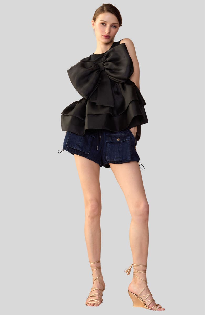 Cynthia Rowley Blair Bow Top, Alternate, color, 