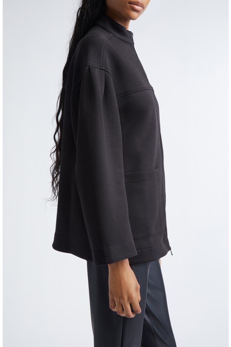 Cadice Cotton Blend Jacket, Alternate, color, BLACK
