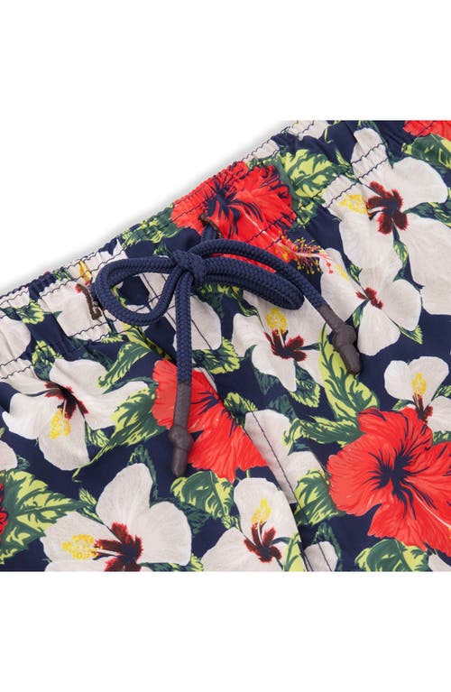 Sunset X Vine Floral Swim Trunks