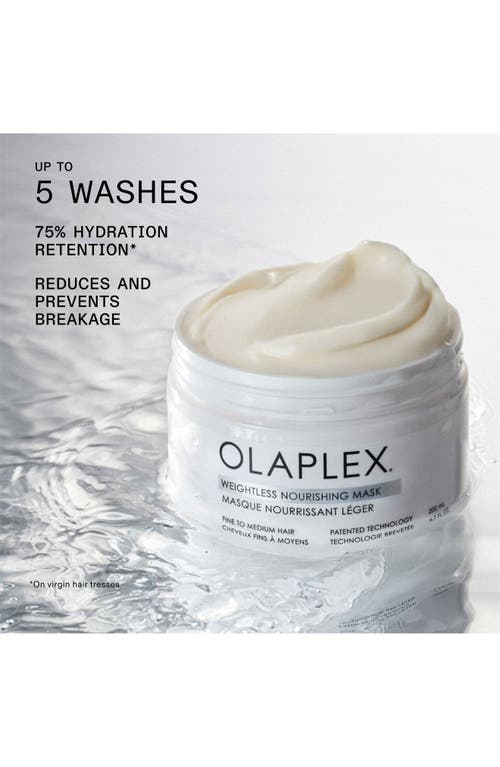 Olaplex Weightless Nourishing Mask 200ml In Transparent