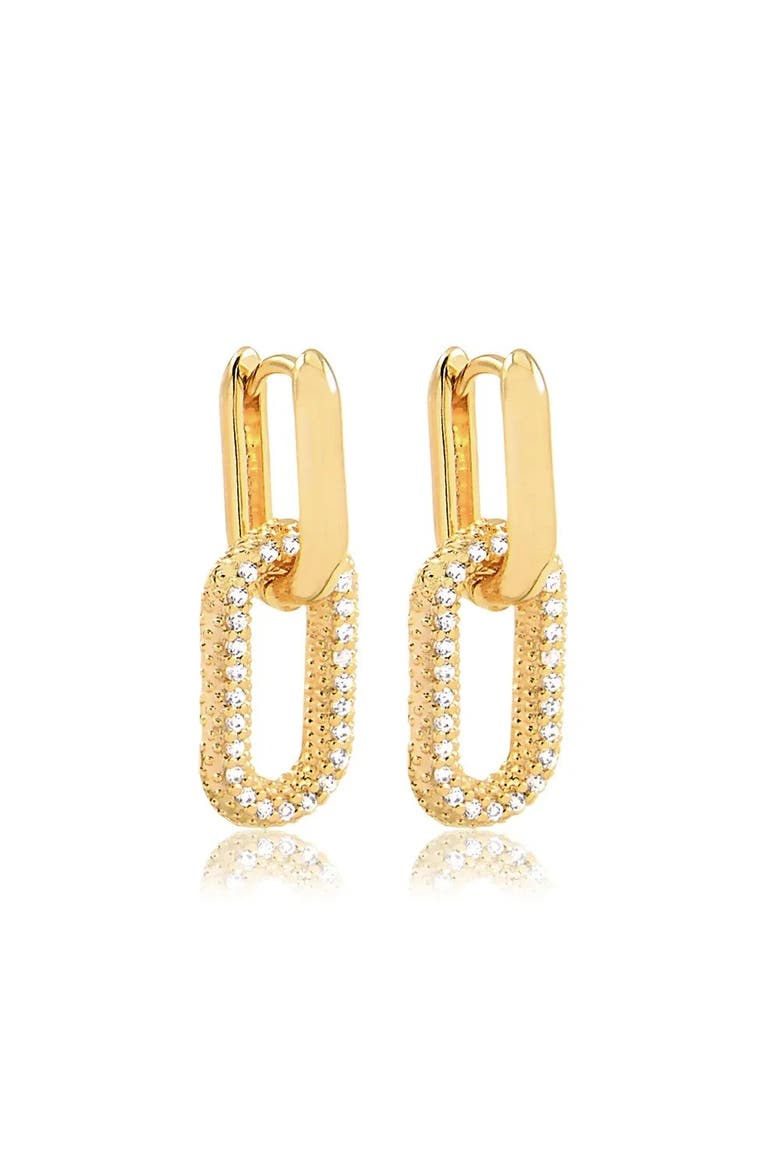 Esmeralda Earrings, Main, color, Gold