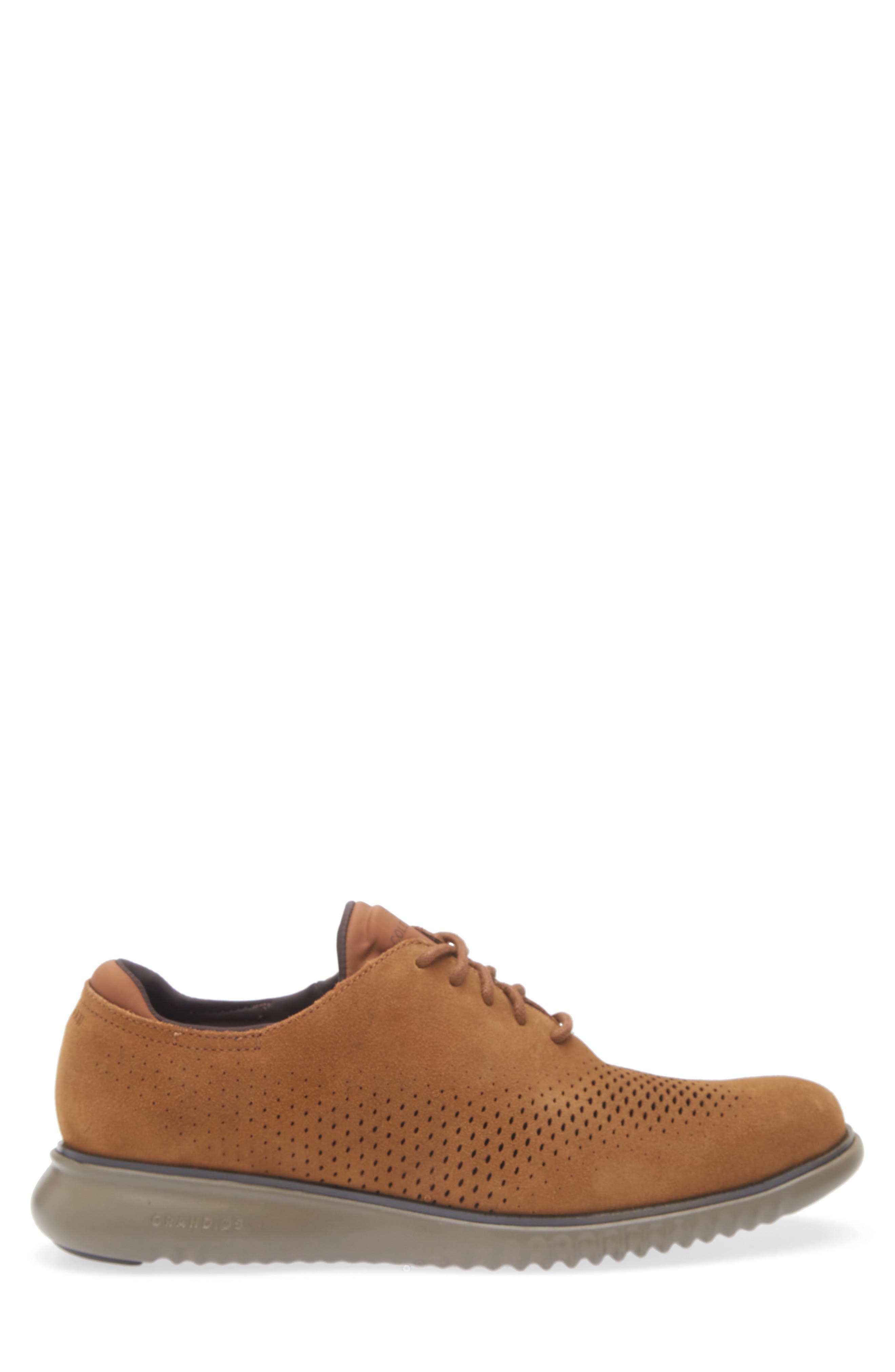 Cole Haan 2.ZeroGrand Oxford, Alternate, color, Spiced Brown Suede/ Raven