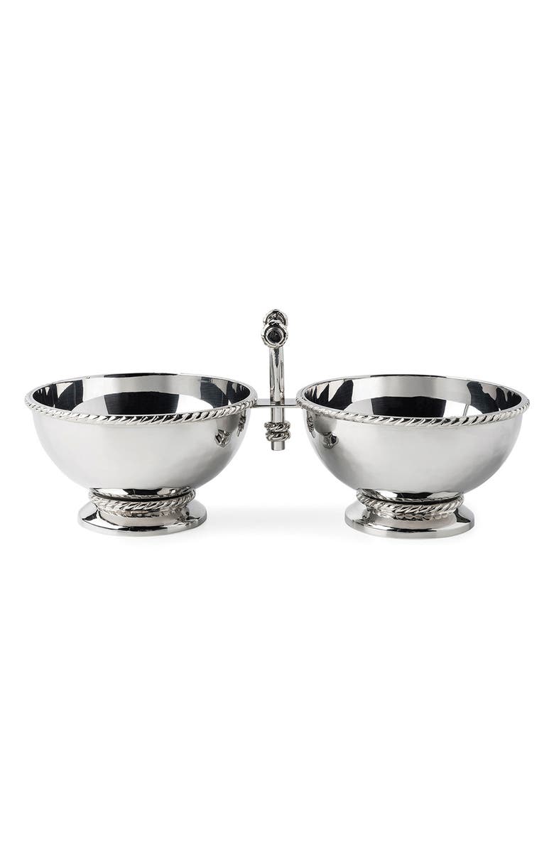Juliska Graham Double Cocktail Bowl, Main, color, Silver