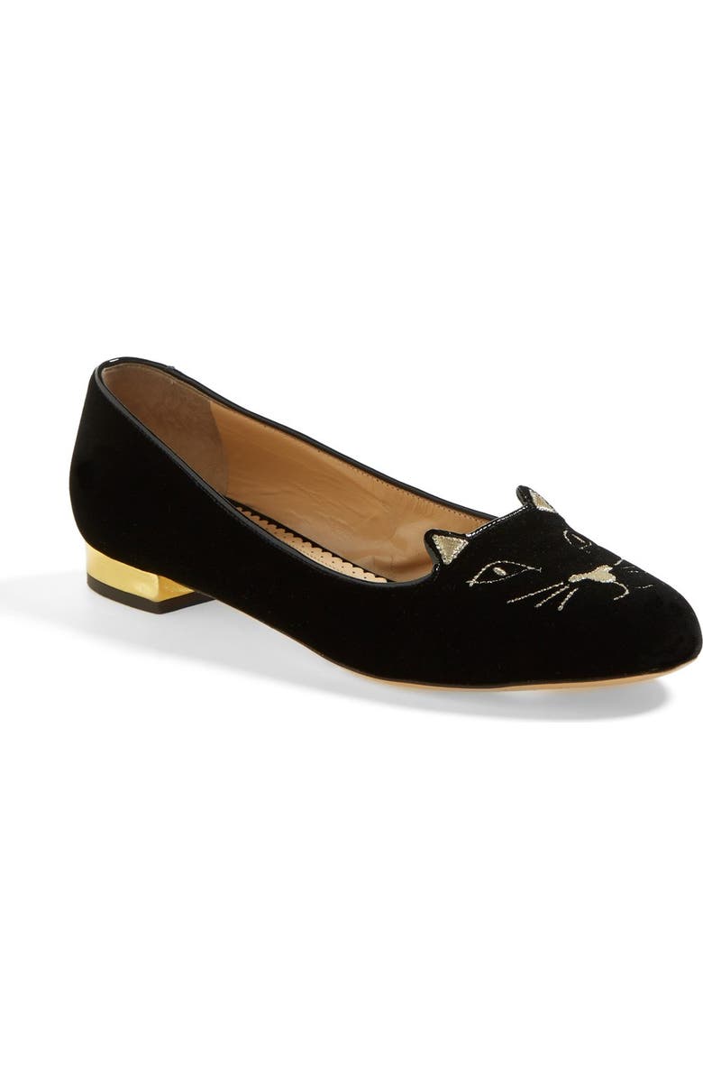 Charlotte Olympia 'Kitty' Flat, Main, color,