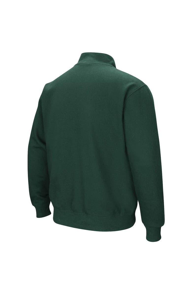 COLOSSEUM Men's Colosseum Green Ohio Bobcats Tortugas Logo Quarter-Zip Jacket, Alternate, color, Green