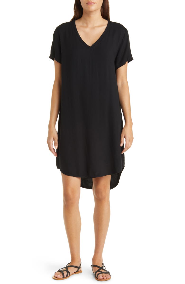 Bella Dahl V-Neck T-Shirt Dress, Main, color,