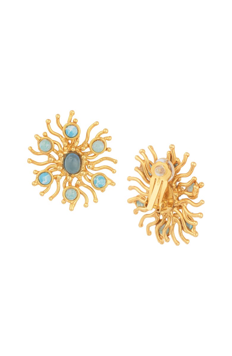 SYLVIA TOLEDANO Sunshine Earrings, Alternate, color, Blue