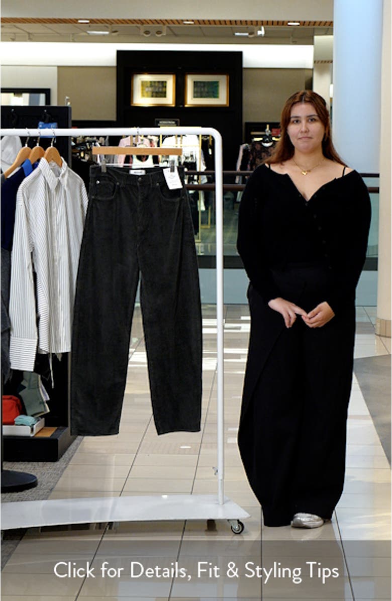 High Waist Balloon Corduroy Pants, sales video thumbnail