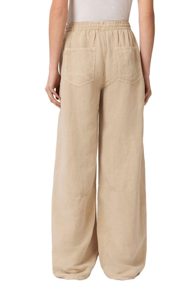 Jett Wide Leg Pull-On Pants, Alternate, color, SAND BROWN