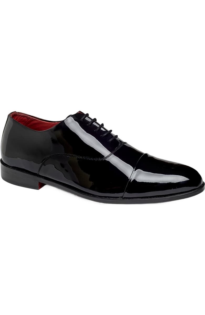 CARLOS SANTANA Tuxedos Patent Cap-toe Oxford, Alternate, color, Black Patent