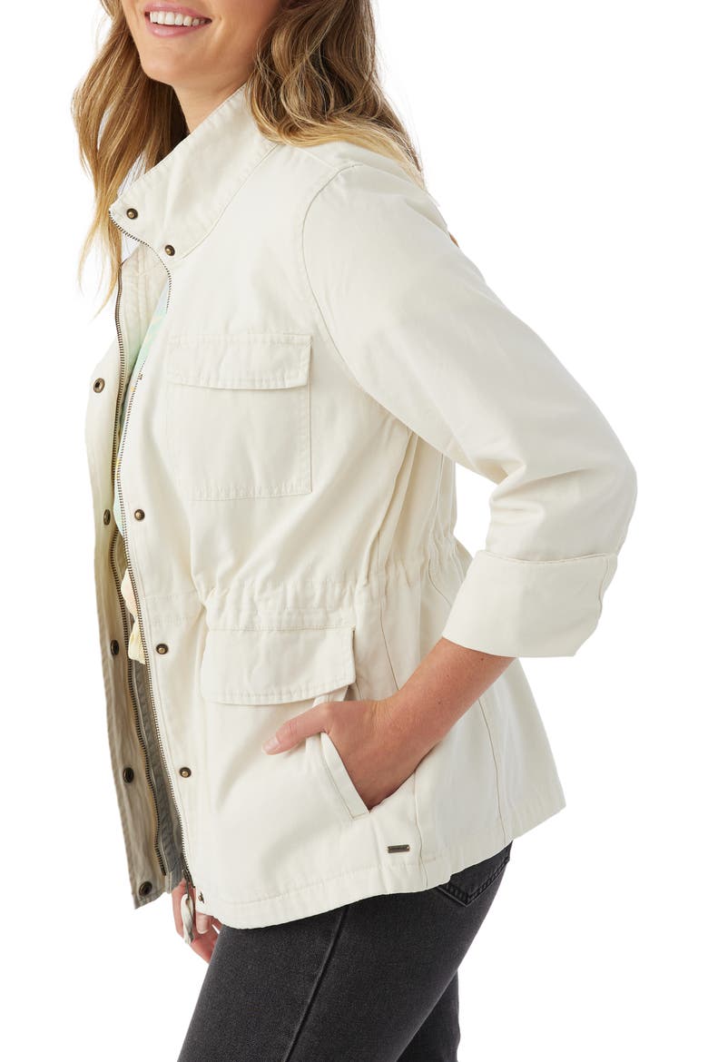 California Army Jacket, Alternate, color, BONE