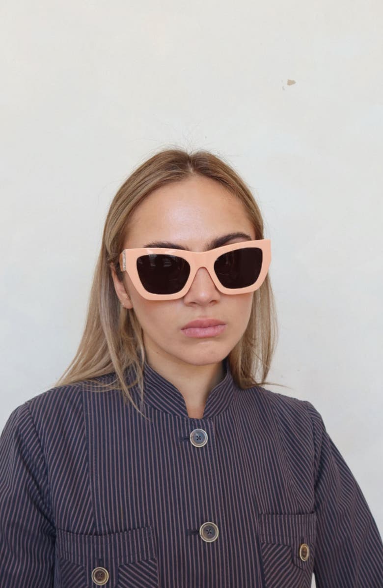 INDY Lainey Square Polarized Sunglasses, Alternate, color, Pantone