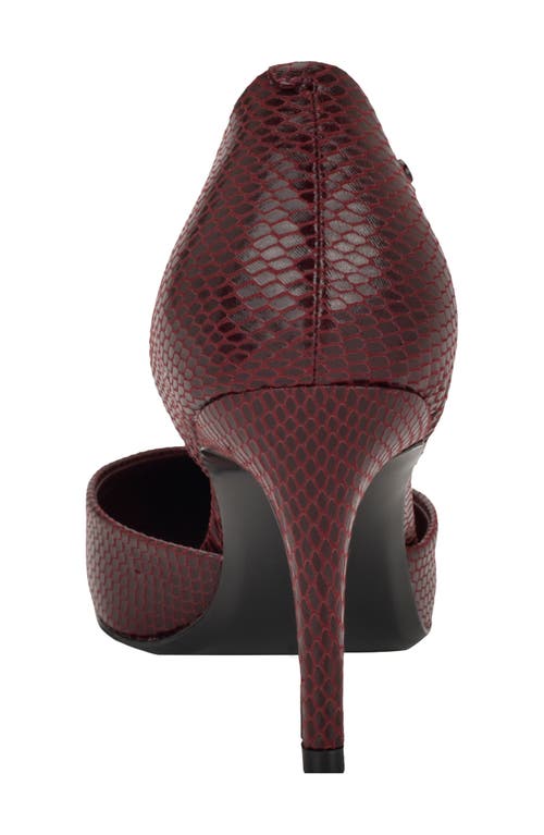 Calvin Klein Gloria D'orsay Pump In Red
