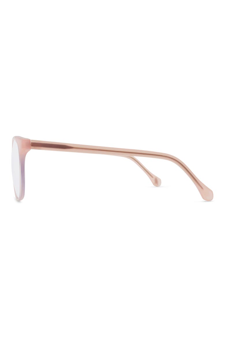 Lovelace 51mm Cat Eye Blue Light Blocking Glasses, Alternate, color, ROSE MALLOW/ CLEAR