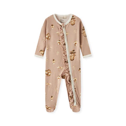 Organic Cotton Ruffle Footed Romper (Baby)