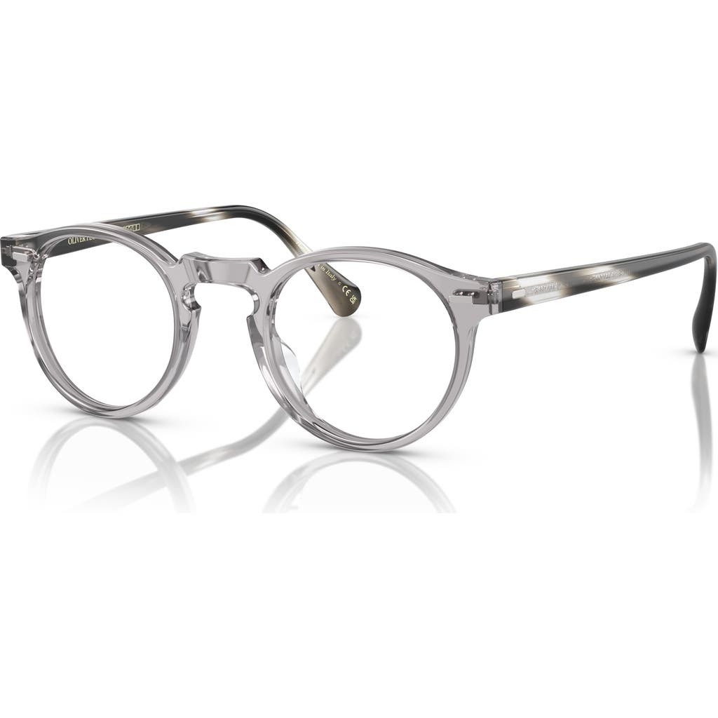 Oliver Peoples 45mm Phantos Optical Glasses In Metallic