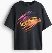 H&M Oversized Printed T-shirt