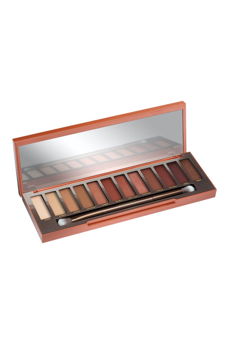 Naked Heat Eyeshadow Palette, Alternate, color, ORANGE