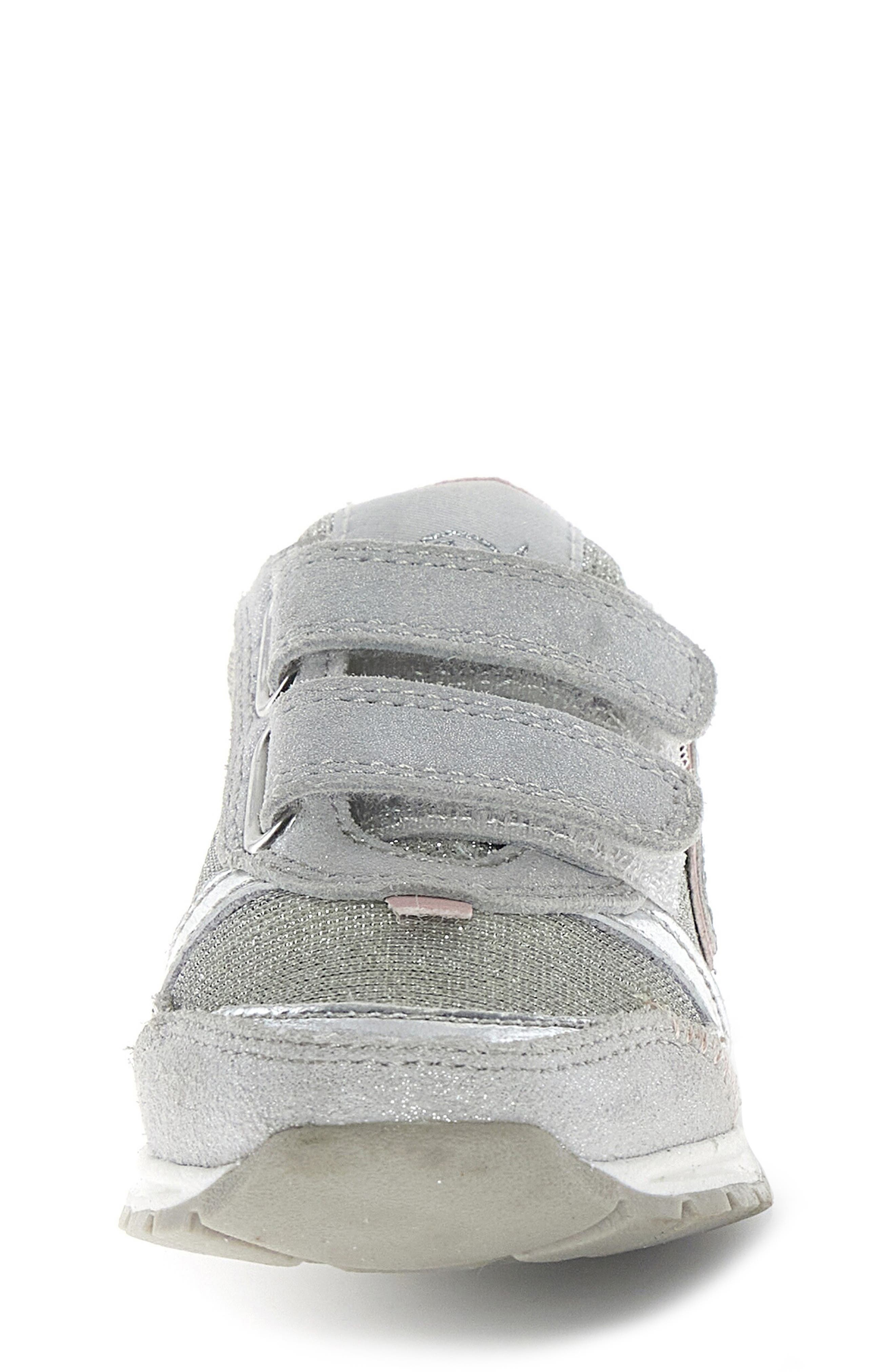 Kids' Quelly 4 VL Sneaker, Alternate, color, SILVER