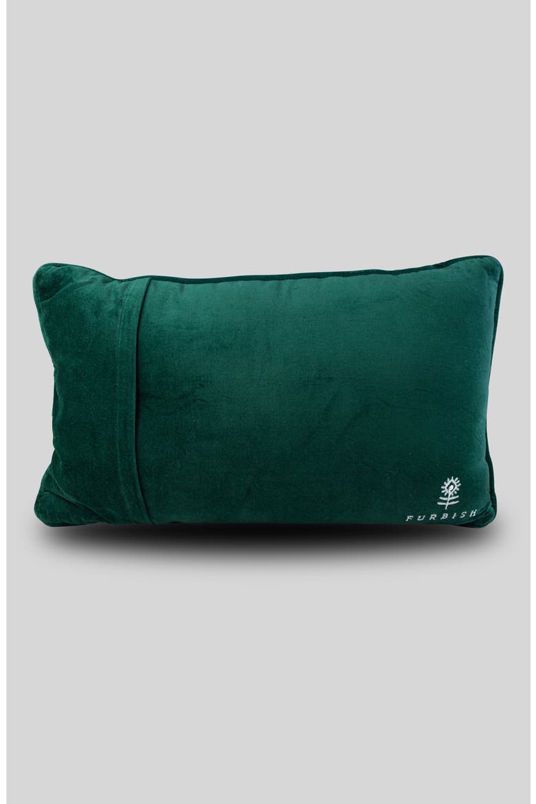 Needlepoint Pillow, Alternate, color, Caviar and Cash