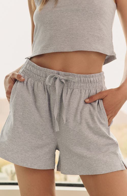 Pact Organic Cotton Cool Stretch Lounge Short In Neutral