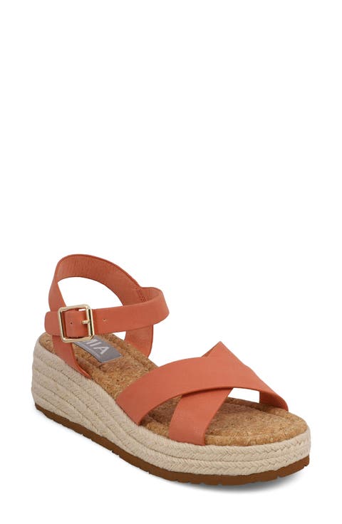 Nikky Ankle Strap Platform Wedge Sandal (Women)