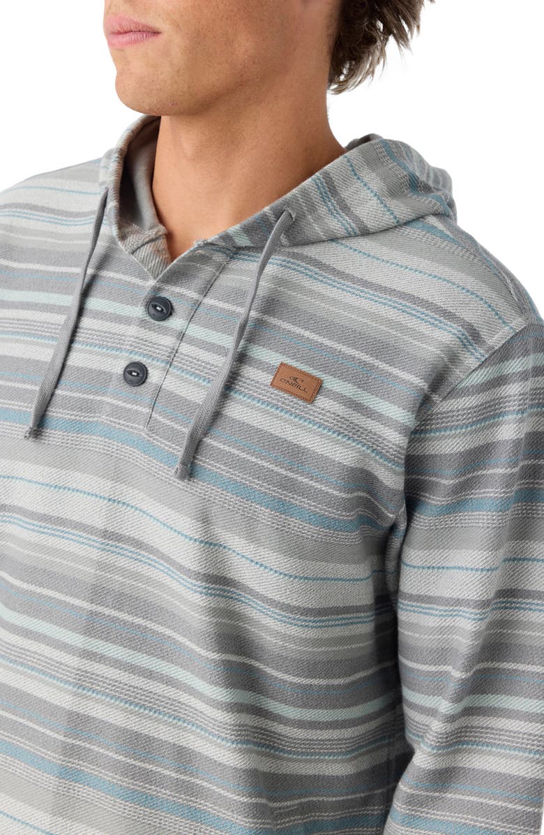 O'Neill Bavaro Stripe Pullover Hoodie, Alternate, color, 