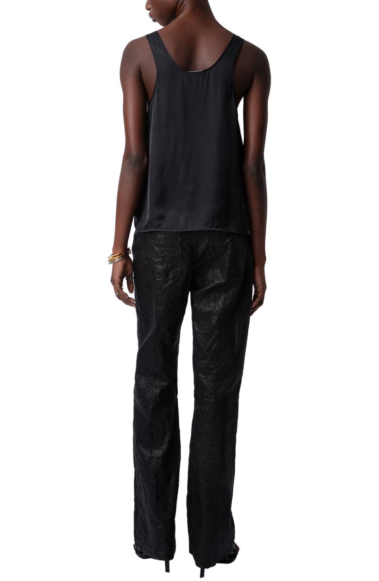Zadig & Voltaire Carys Satin Tank, Alternate, color, 