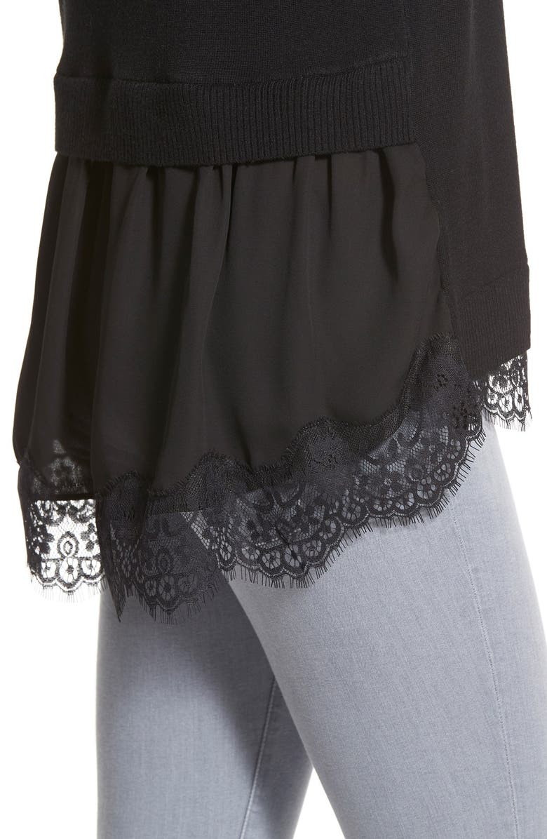 Chelsea28 Mixed Media Sweater, Alternate, color,