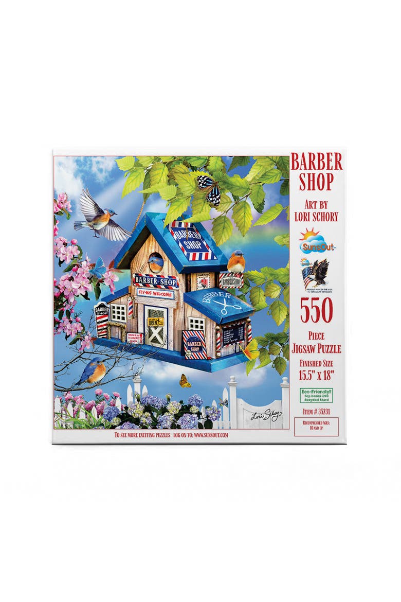 Barber Shop 550 piece Jigsaw Puzzle for Adults, Alternate, color, Multicolor