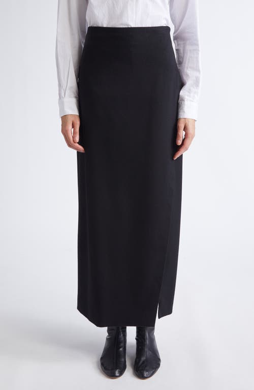 Max Mara Studio Adorato Wool Wrap Skirt in Black  product