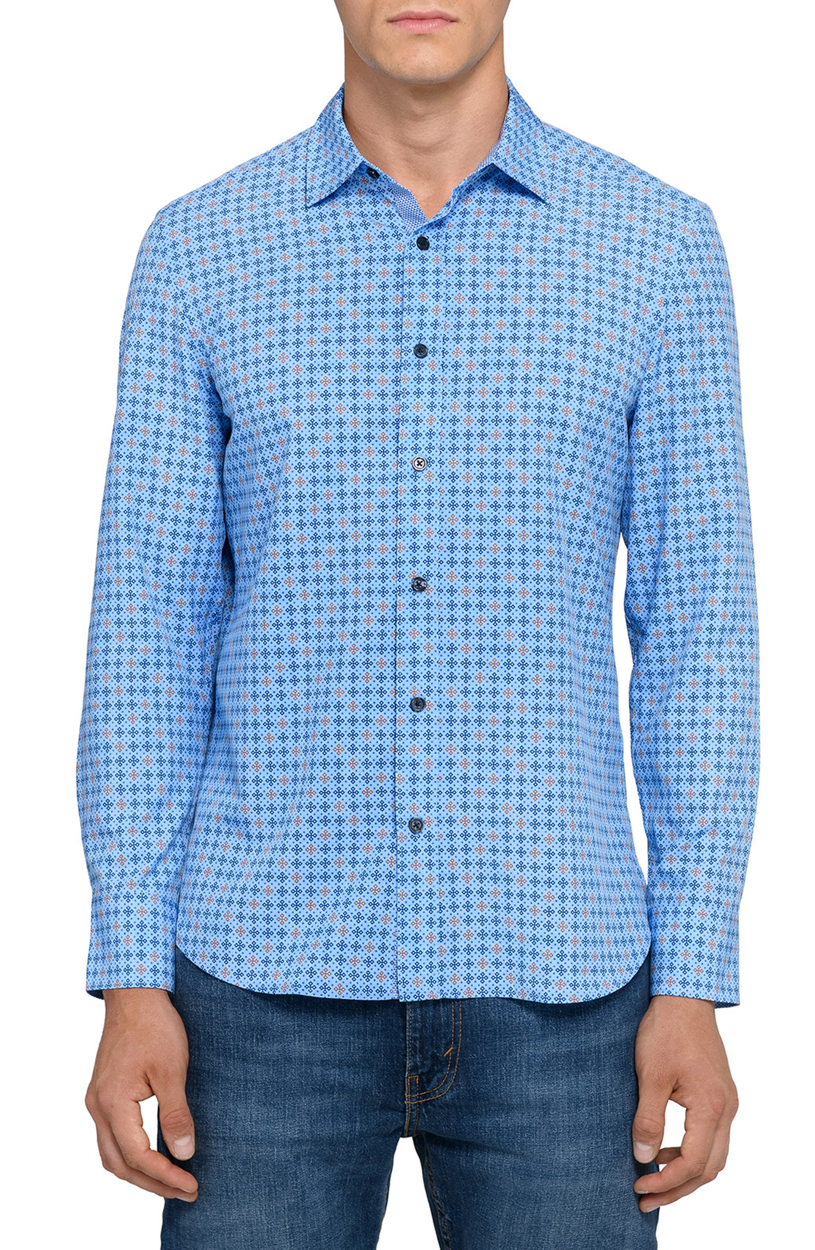 Quadruple Diamond Woven Long Sleeve Basic - image 3