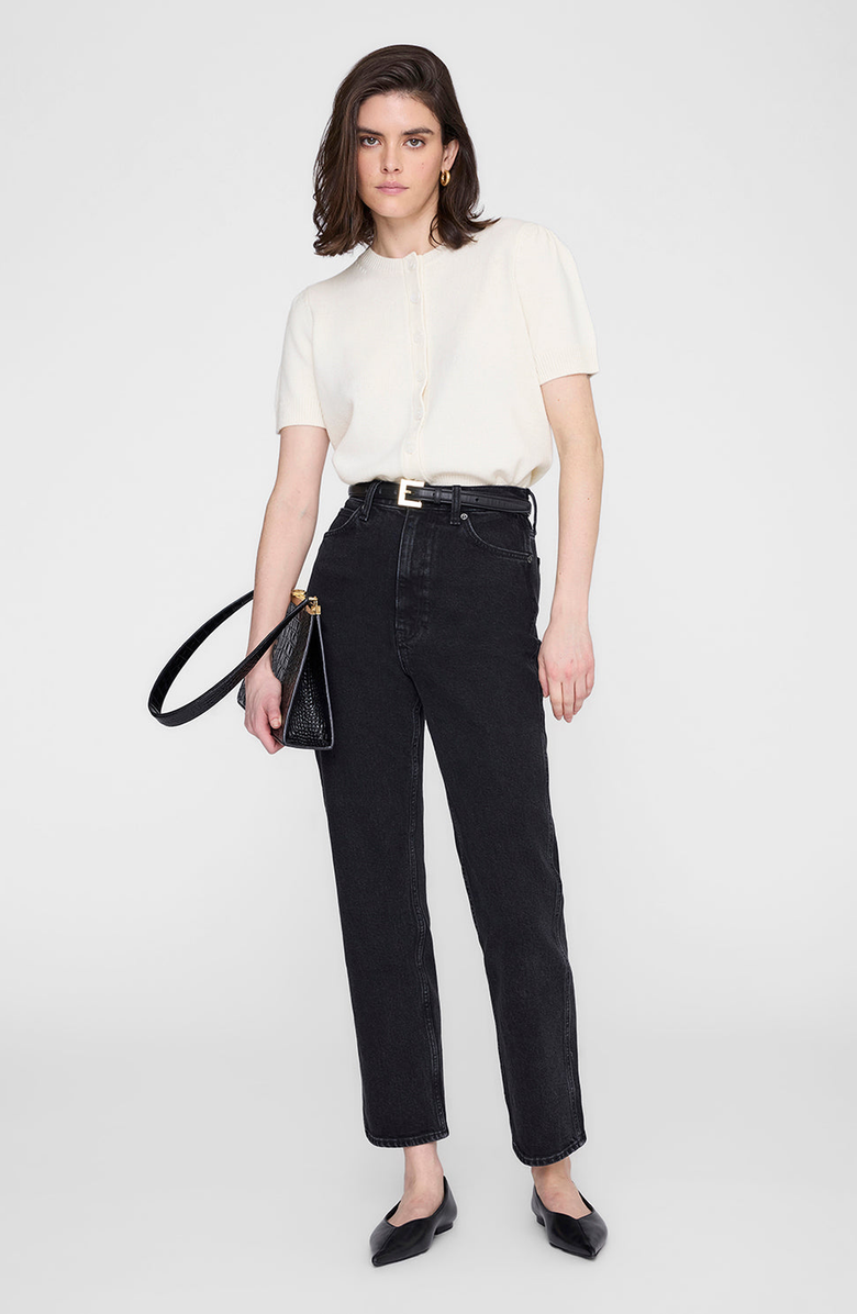 ANINE BING Gracie Cardigan, Main, color, Cream