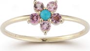 Ember Fine Jewelry 14K Gold Stone Flower Ring