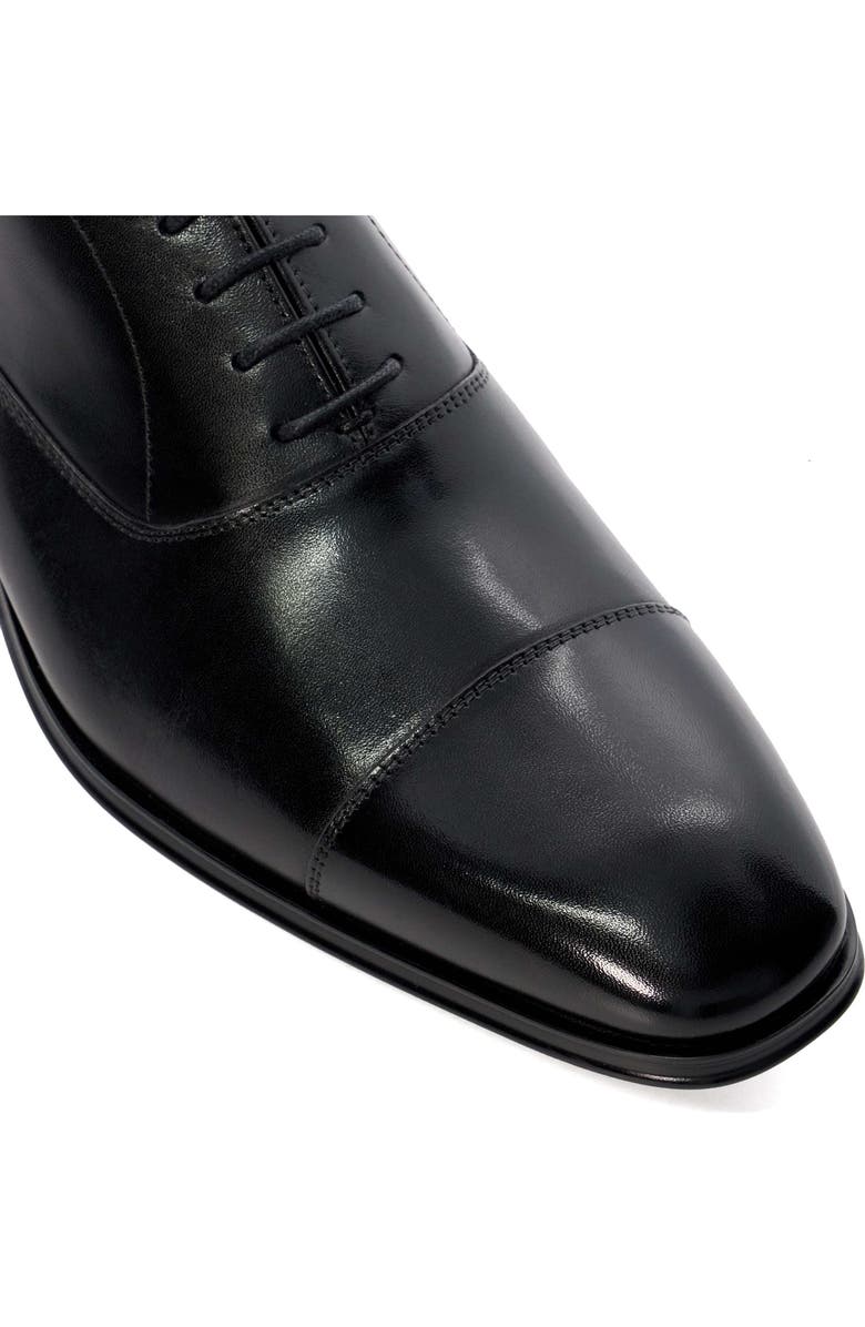 Dune London Solver Cap Toe Oxford, Alternate, color, Black